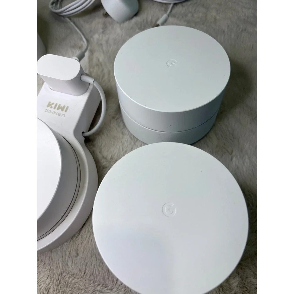 Google WiFi AC-1304 Mesh System 5-Pack with Wall Mount White